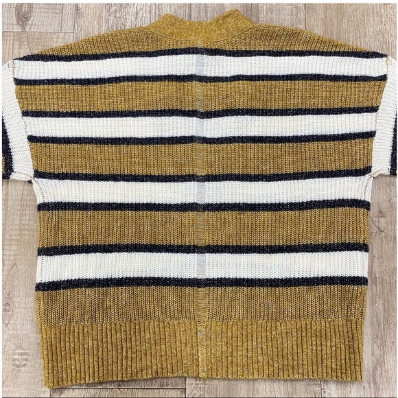 NWT n:Philanthropy Tiny Cardigan in Meerkat Stripe - Picture 12 of 12